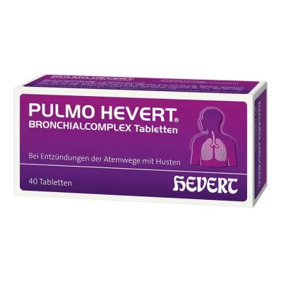 PULMO HEVERT Comprimés de complexe bronchique, 40 pcs PULMO HEVERT Comprimés de complexe bronchique, 40 pcs