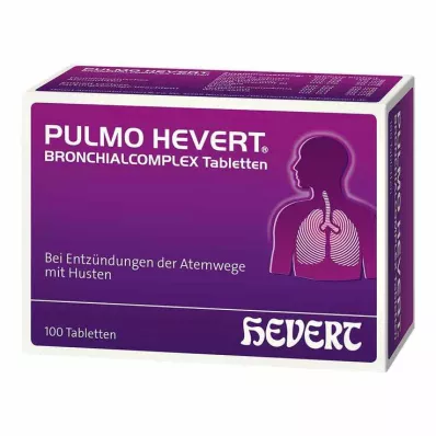PULMO HEVERT Comprimés de complexe bronchique, 100 pcs PULMO HEVERT Comprimés de complexe bronchique, 100 pcs