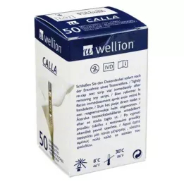 WELLION CALLA Bandelettes de test de glycémie, 50 pièces