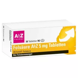 FOLSÄURE Comprimés dAbZ 5 mg, 50 pièces
