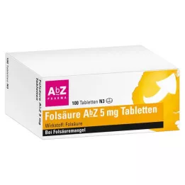 FOLSÄURE Comprimés dAbZ 5 mg, 100 pièces