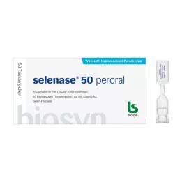 SELENASE 50 solution buvable pour usage oral, 50X1 ml