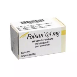 FOLSAN Comprimés de 0,4 mg, 20 pièces