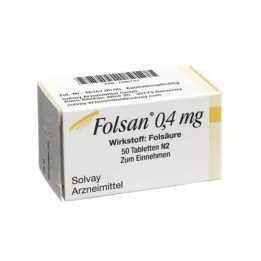 FOLSAN Comprimés de 0,4 mg, 50 pièces