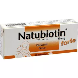 NATUBIOTIN 10 mg de comprimés de forte, 20 pc