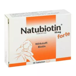 NATUBIOTIN Comprimés de 10 mg forte, 50 pièces