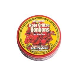 ECHT SYLTER Bonbons à la gelée de groseilles rouges sans sucre, 70 g