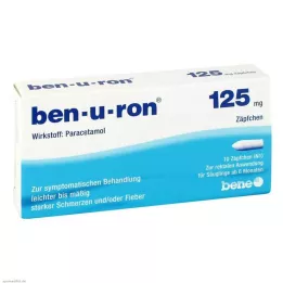 BEN-U-RON Suppositoires 125 mg, 10 pcs