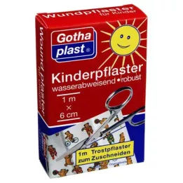 GOTHAPLAST Pansement pour enfants 6 cm x 1 m, 1 pièce