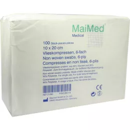 VLIESKOMPRESSEN 10x20 cm non stérile 6 plis, 100 pièces