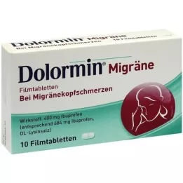 DOLORMIN Comprimés de films de migraine, 10 pc