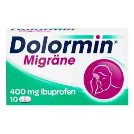DOLORMIN Comprimés pelliculés contre la migraine, 10 pcs