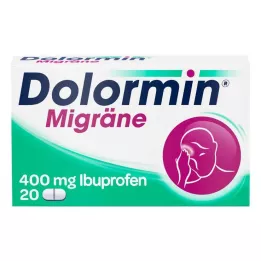 DOLORMIN Comprimés pelliculés contre la migraine, 20 pcs