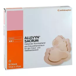 ALLEVYN Sacrum petit pansement adhésif 17x17 cm, 10 pcs