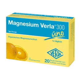 MAGNESIUM VERLA 300 Granulés dorange, 20 pièces