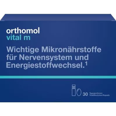 ORTHOMOL Vital m Buver Bottle / Kaps.Kombipack., 30 pc