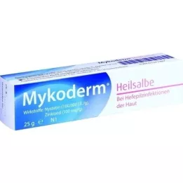 MYKODERM Nystatine de la pommade et oxyde de zinc, 25 g