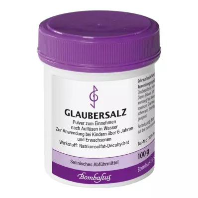 GLAUBERSALZ Poudre de sulfate de sodium, 100 g GLAUBERSALZ Poudre de sulfate de sodium, 100 g