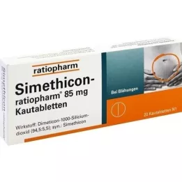 SIMEMEMICON-ratiopharm 85 mg de comprimés à mâcher, 20 pc