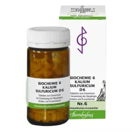 BIOCHEMIE 6 comprimés de Kalium sulfuricum D 6, 200 pcs
