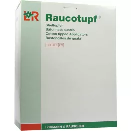 RAUCOTUPF Tampon 1 pièce, grande tête de coton, 50X2 pièces