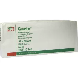 GAZIN Compresse de gaze 10x10 cm non stérile 32 fois par opération, 50 pcs