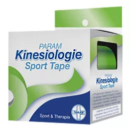KINESIOLOGIE Ruban adhésif sport 5 cm x 5 m vert, 1 pièce