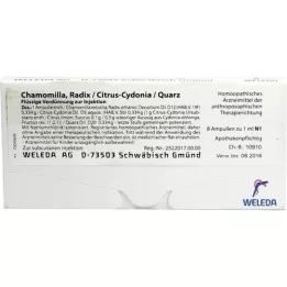 CHAMOMILLA RADIX Citrus cydonia / quartz ampoules, 8x1 ml