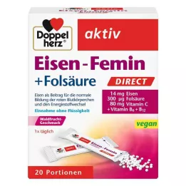 DOPPELHERZ Granulés Iron-Femin DIRECT , 20 pièces