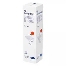 ES-KOMPRESSEN Unsteril 5x5 cm 16 fois, 100 pc