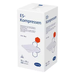 ES-KOMPRESSEN non stérile 10x10 cm 16 voies, 100 pcs