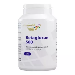 BETA-GLUCAN 500+ capsules de vitamine C+zinc, 90 pièces