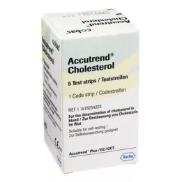 ACCUTREND Bandelettes de test de cholestérol, 5 pièces