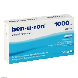 BEN-U-RON Suppositoires à 1 000 mg, 10 pièces