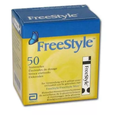 FREESTYLE Bandelettes de test, 50 pièces FREESTYLE Bandelettes de test, 50 pièces