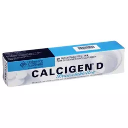 CALCIGEN Comprimés effervescents D 600 mg/400 I.E., 20 pièces