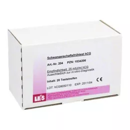 SCHWANGERSCHAFTS-FRÜHTEST Bandelettes de test urinaire hCG, 20 pièces