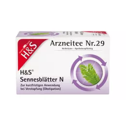 H&S Feuilles de séné N sachets filtrants, 20X1,0 g