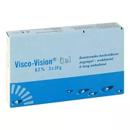 VISCO-Gel pour la vision, 3X10 g