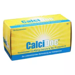 CALCIDOC Comprimés à croquer, 120 pcs