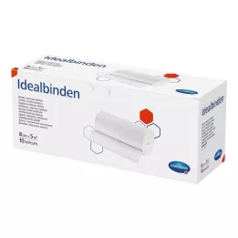 IDEALBINDE Hartmann 8 cm x 5 m, 10 pièces
