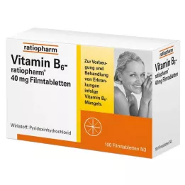 VITAMIN B6-RATIOPHARM Comprimés pelliculés à 40 mg, 100 pcs