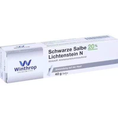 SCHWARZE SALBE 20% de lichtenstein n, 40 g