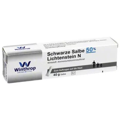 SCHWARZE SALBE 50% lichtenstein n, 40 g