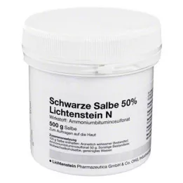 SCHWARZE SALBE 50 % de Lichtenstein N, 500 g