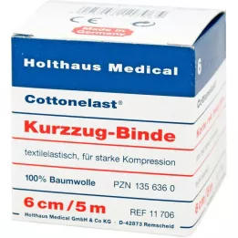 KURZZUGBINDE Cotonélastique 6 cm x 5 m, 10 pièces