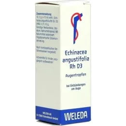 ECHINACEA ANGUSTIFOLIA RH D 3 gouttes pour les yeux, 10 ml