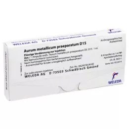 AURUM METALLICUM PRAEPARATUM D 15 ampoules, 8 pc