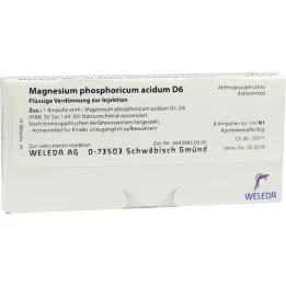 MAGNESIUM PHOSPHORICUM ACIDUM D 6 ampoules, 8x1 ml