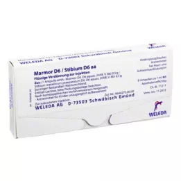 MARMOR d 6 / stibium d 6 aa ampoules, 8x1 ml